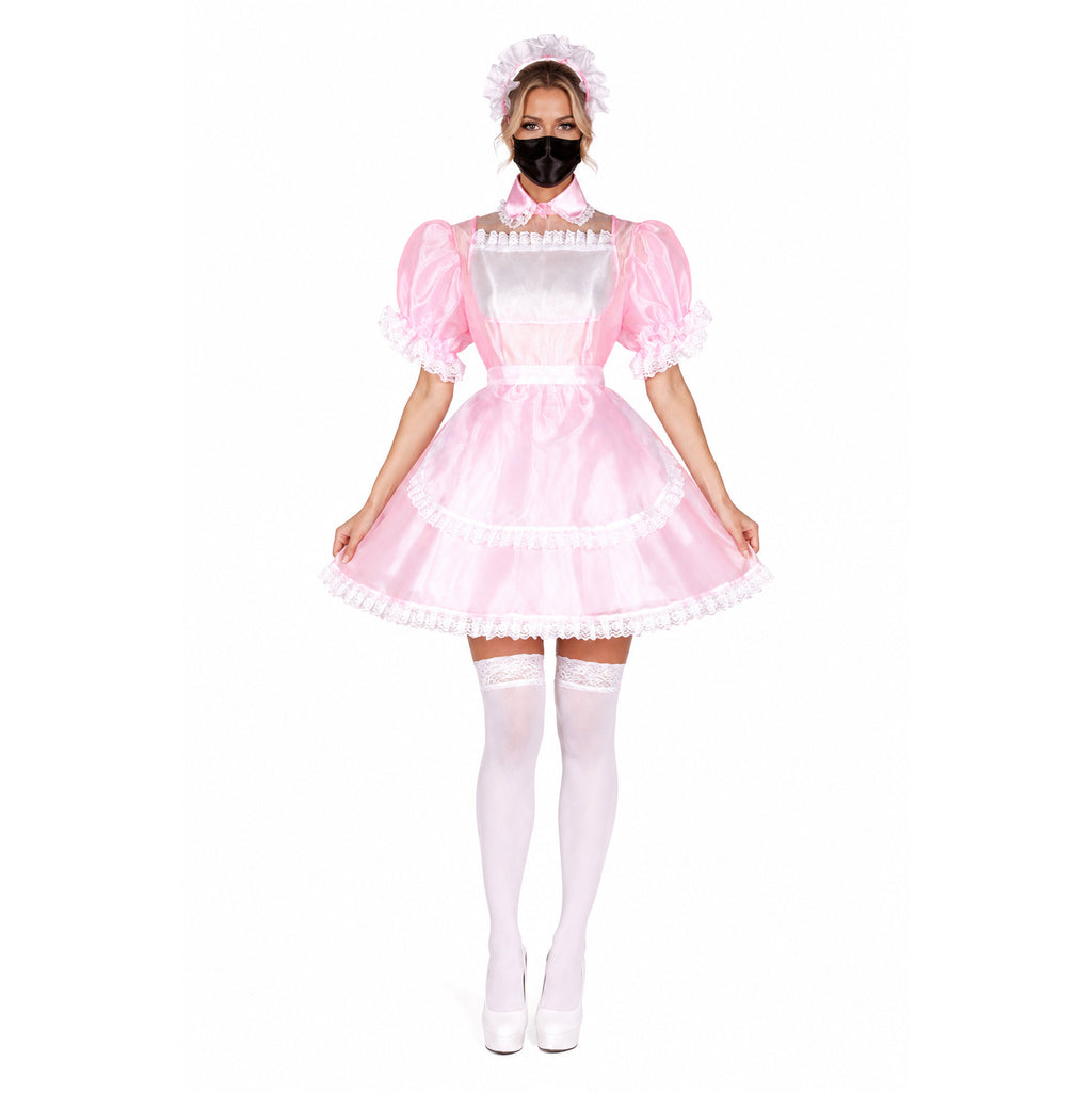 pink organza dress G1781
