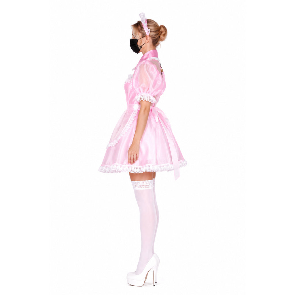 pink organza dress G1781