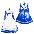 blue thin pvc dress G1785