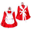 red satin dress G1793