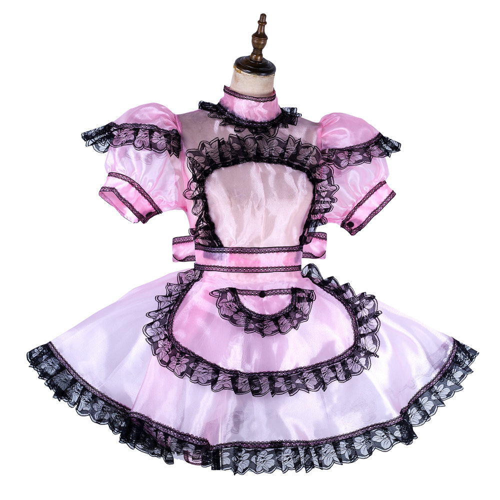 pink organza dress G2015