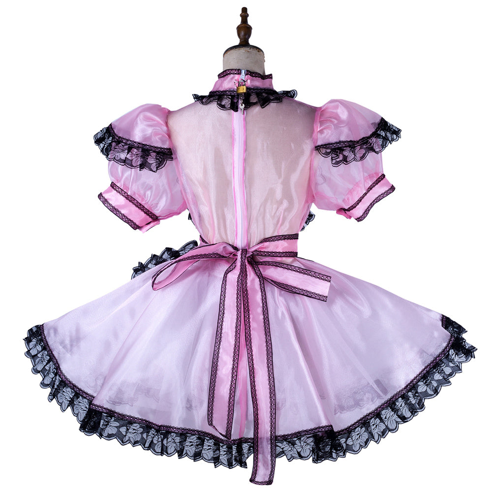 pink organza dress G2015