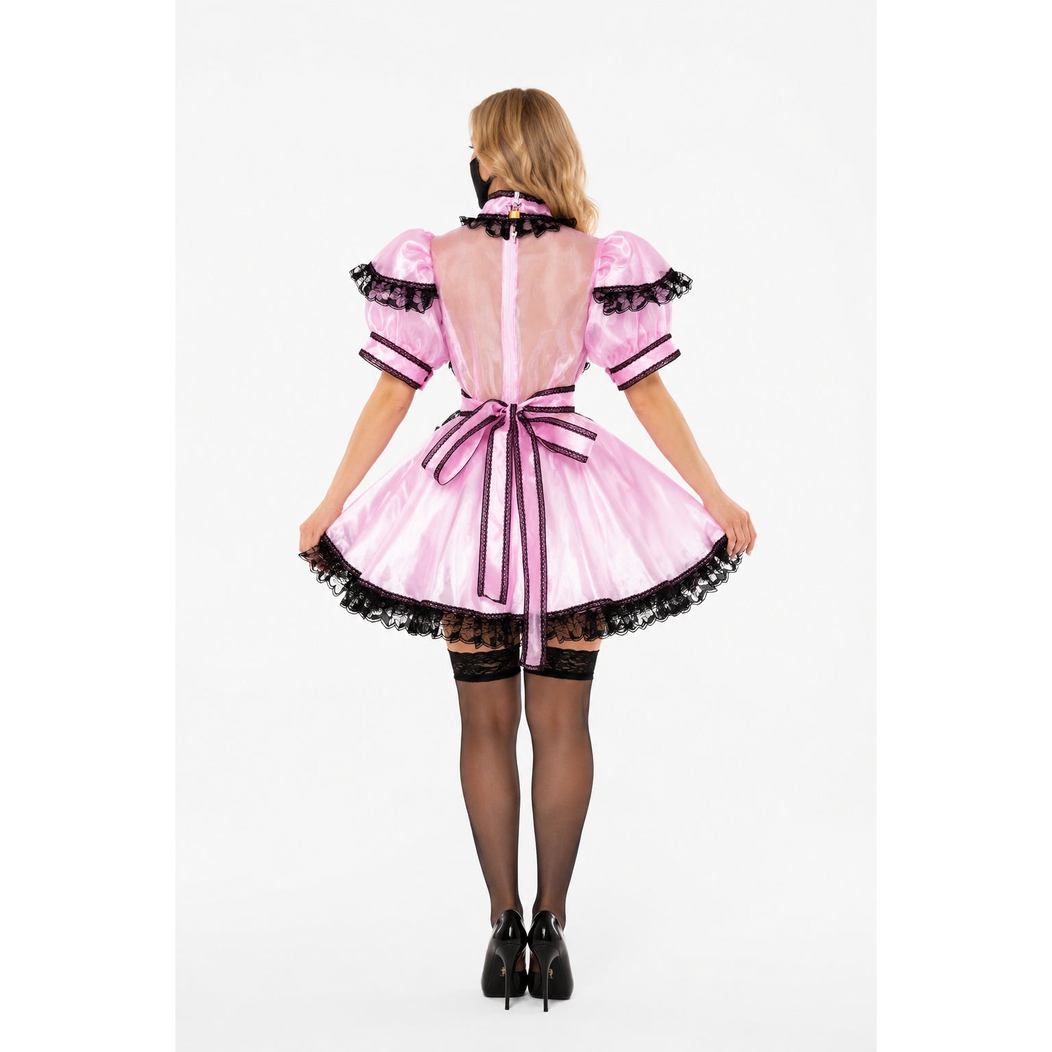 pink organza dress G2015