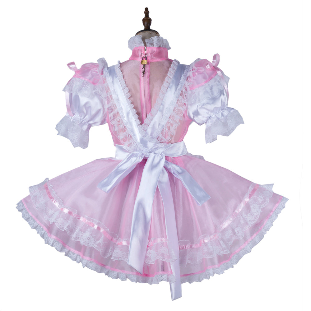 pink organza dress G2017