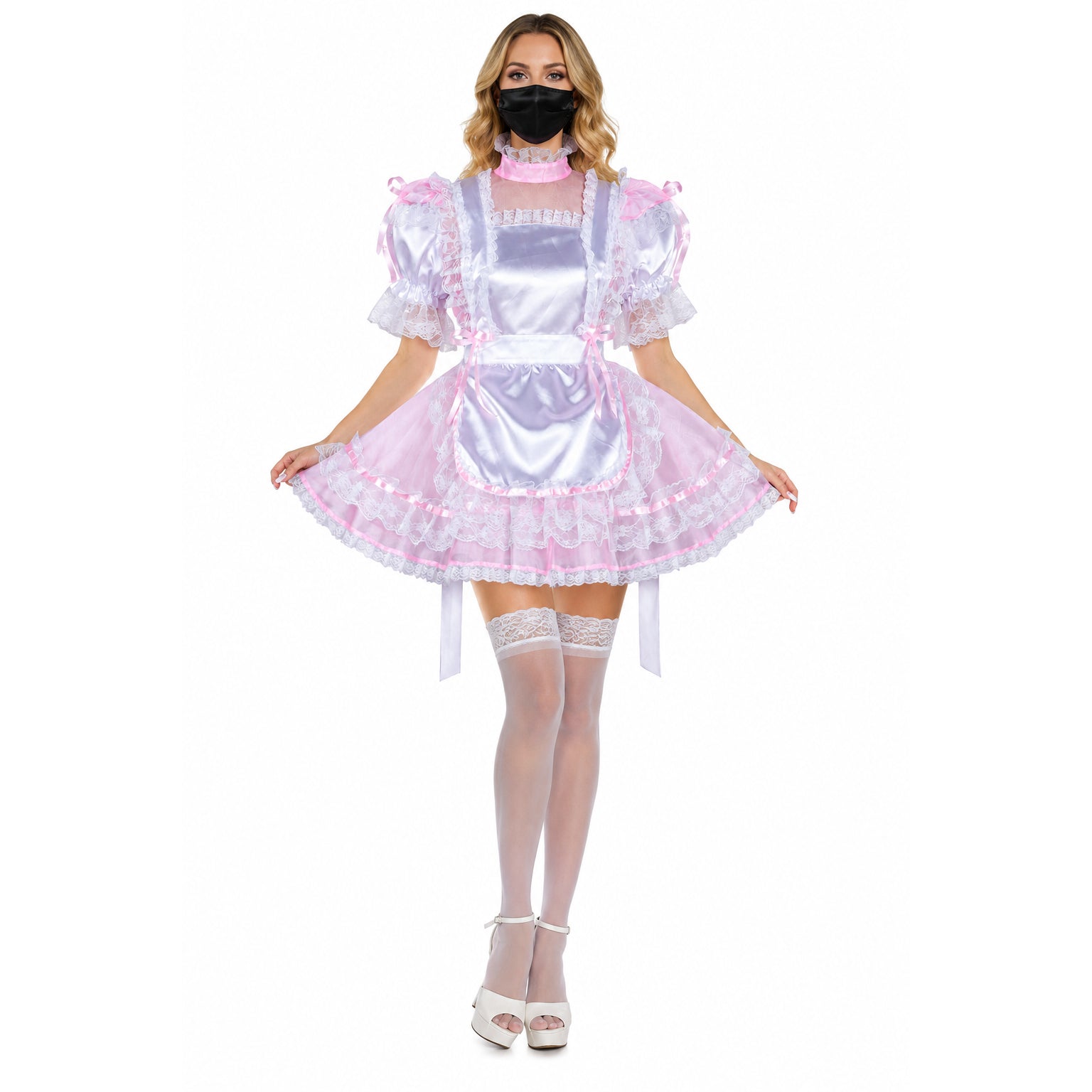 pink organza dress G2017