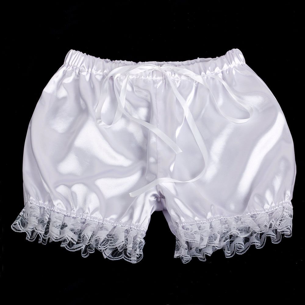 white satin panties G2058