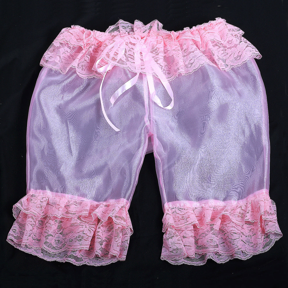 pink organza panties G2059