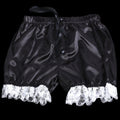 black satin panties G2060