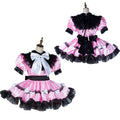 pink satin dress G2124