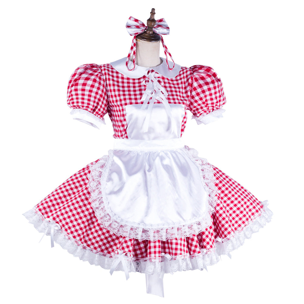 red cotton dress G2128