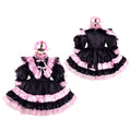 black satin dress G2134
