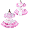 pink thin pvc dress G2149