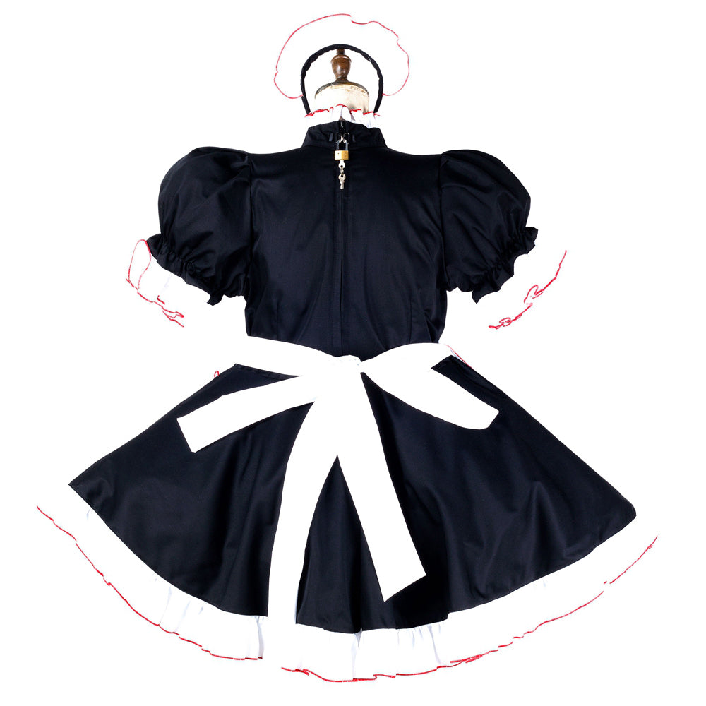 black cotton dress G2154