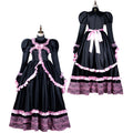 black satin dress G2155