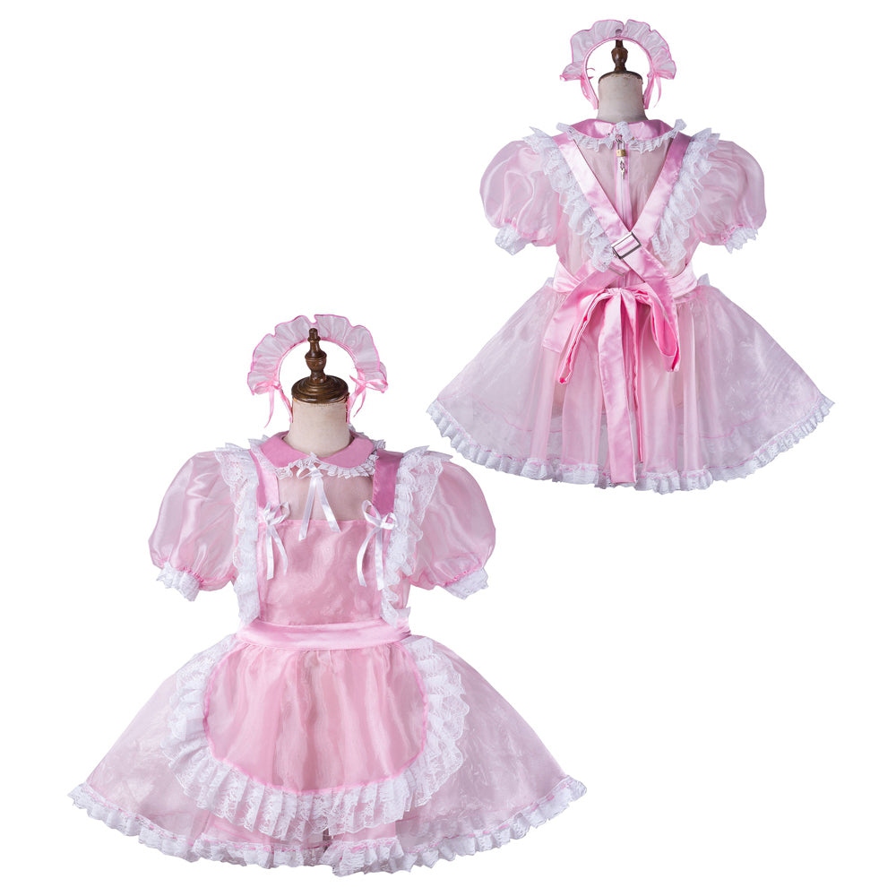 pink organza dress G2168