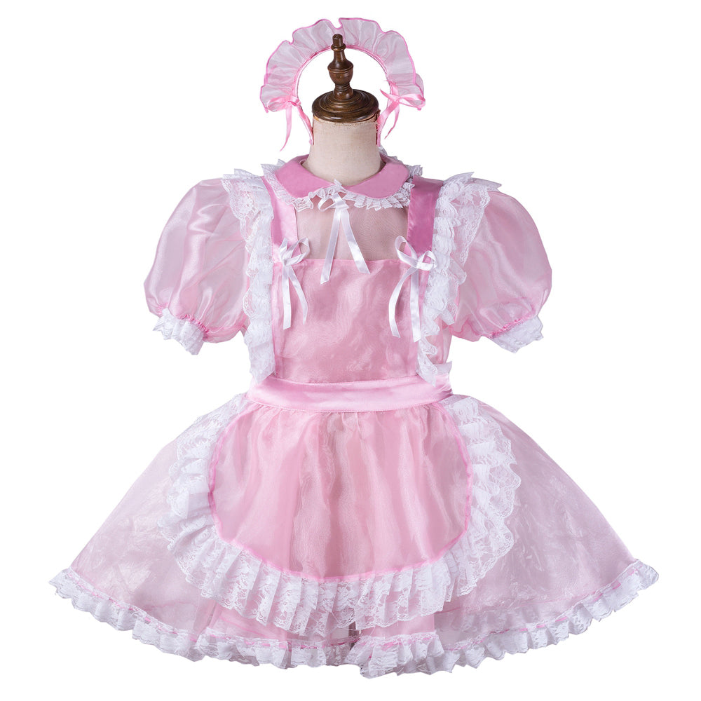 pink organza dress G2168
