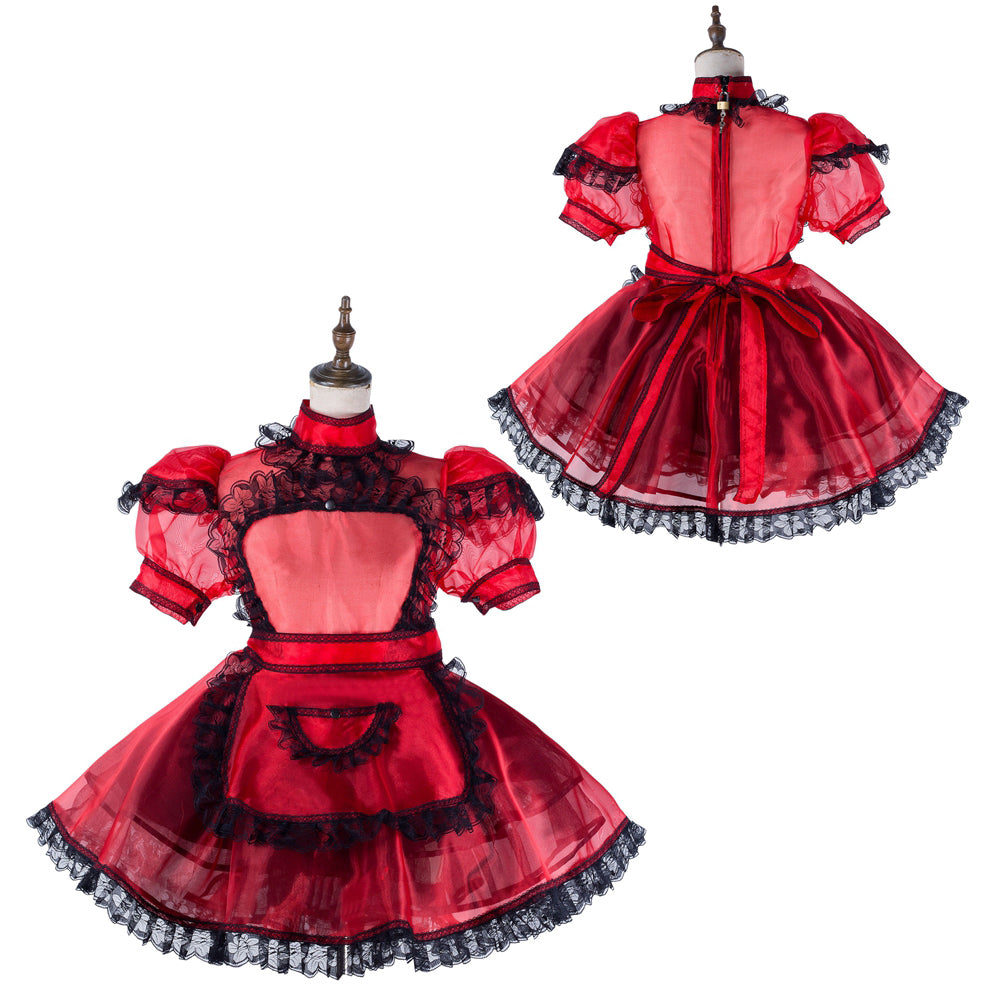 red organza dress G2177