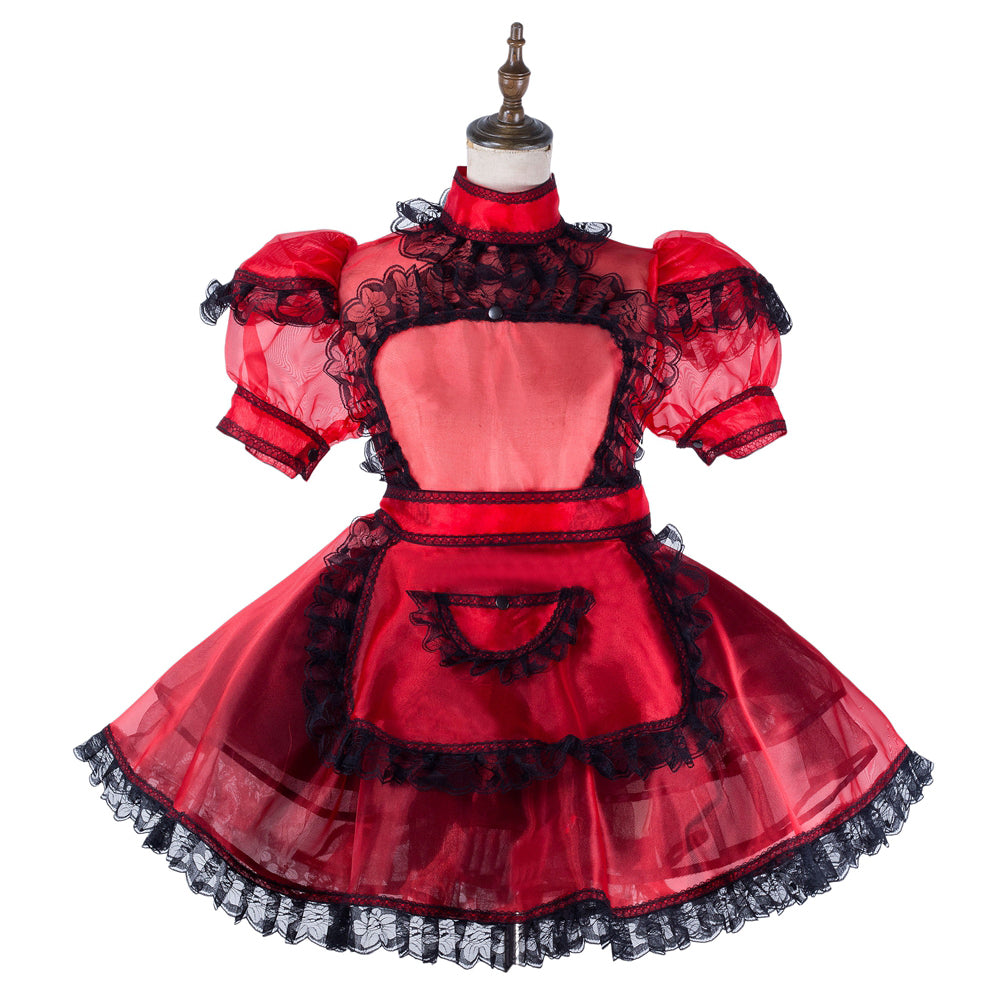 red organza dress G2177