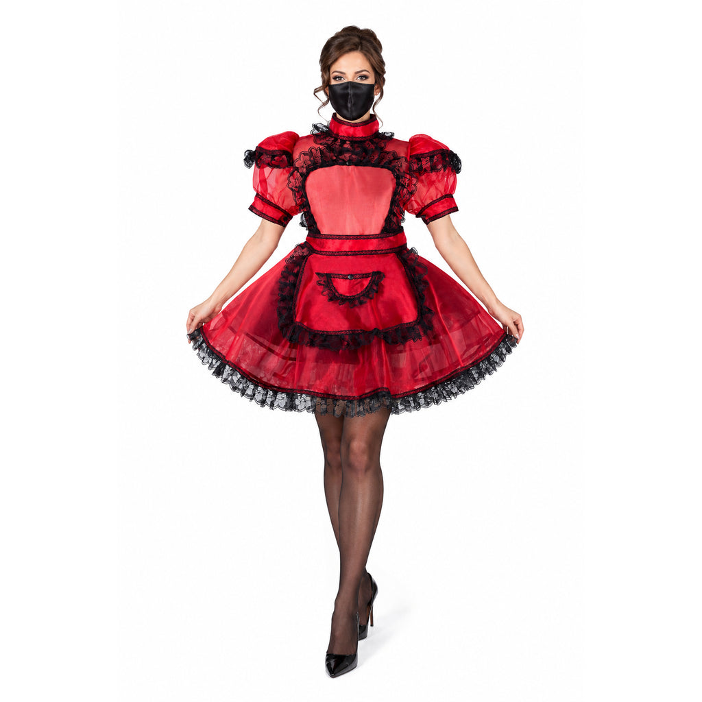 red organza dress G2177