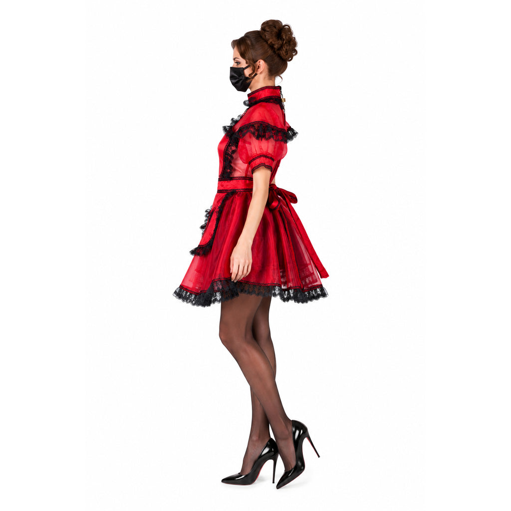 red organza dress G2177