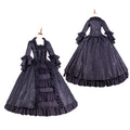 black satin cotton dress G2180