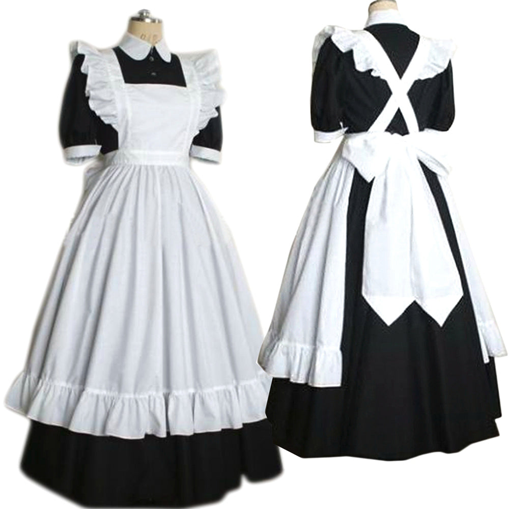 black cotton dress G2189