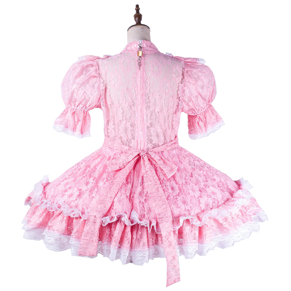 pink lace dress G2190