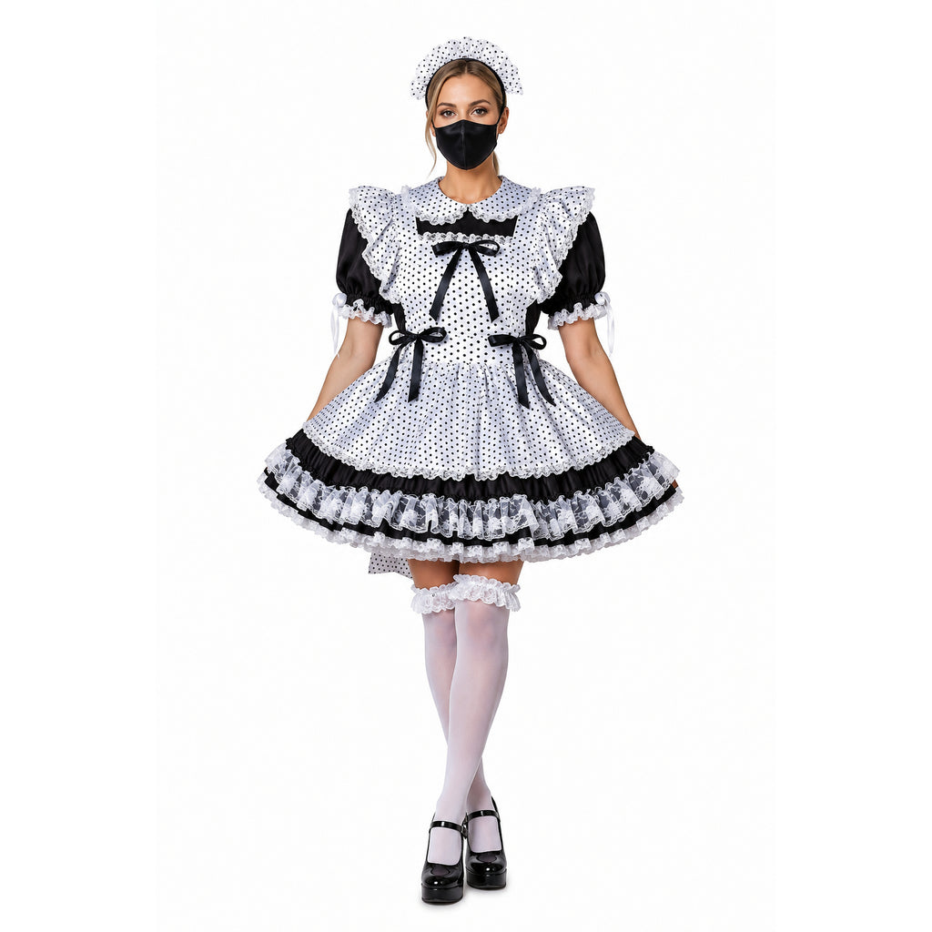 black satin dress G2204