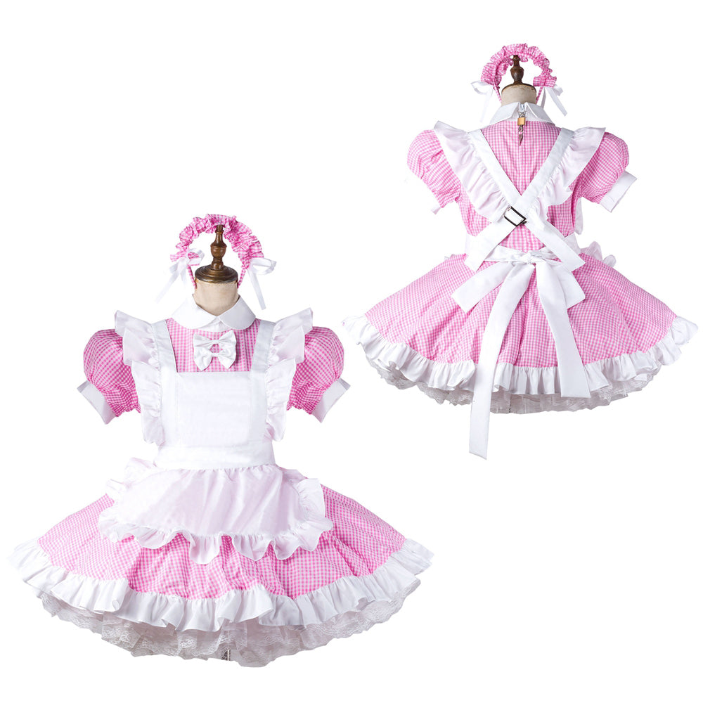 pink cotton dress G2207