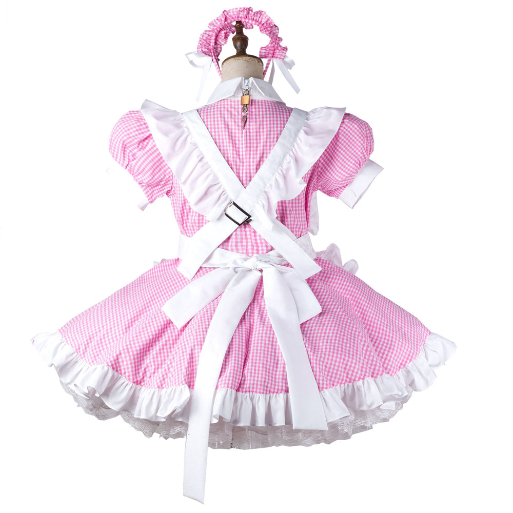 pink cotton dress G2207