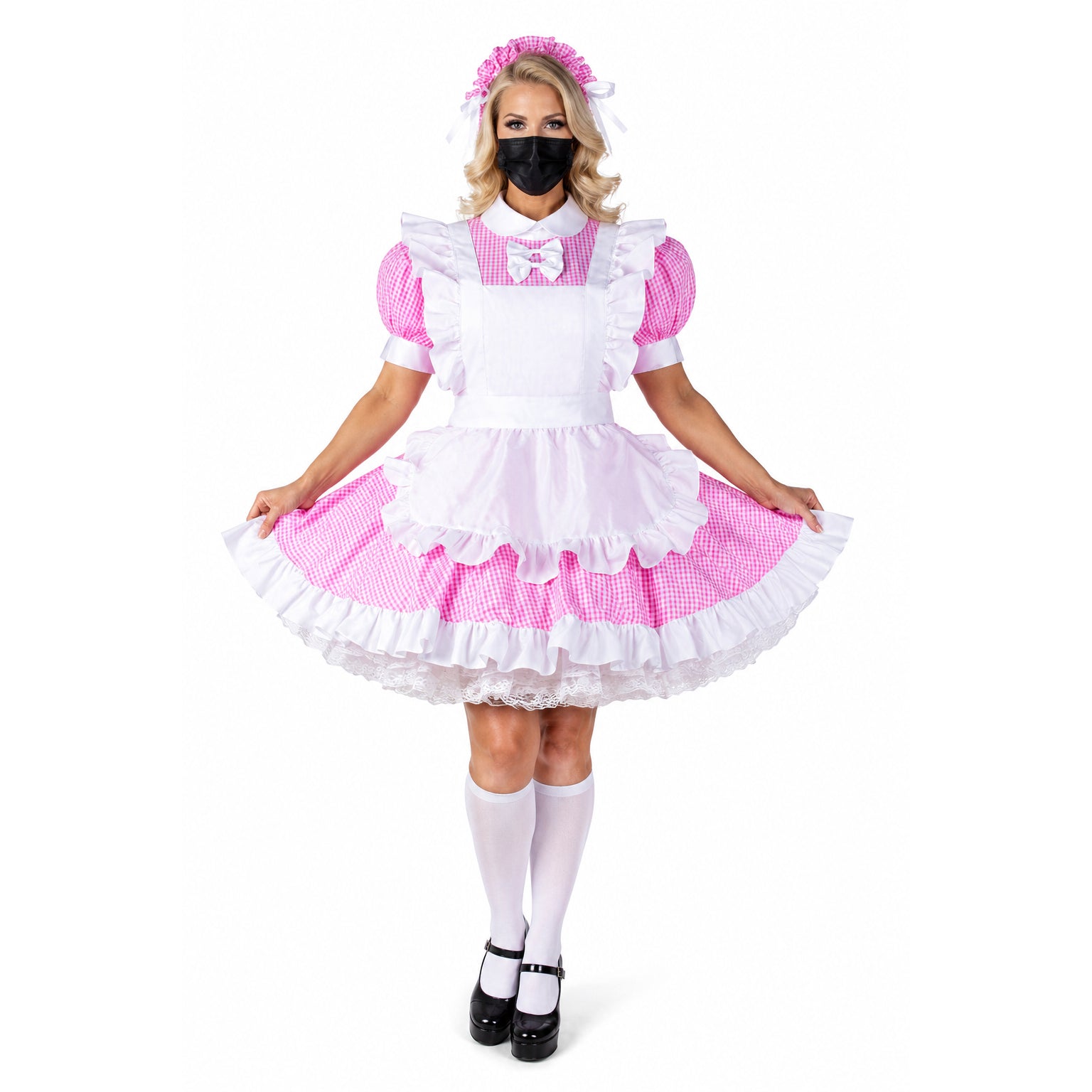 pink cotton dress G2207