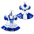 blue heavy pvc dress G2209