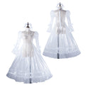 white clear pvc dress G2210