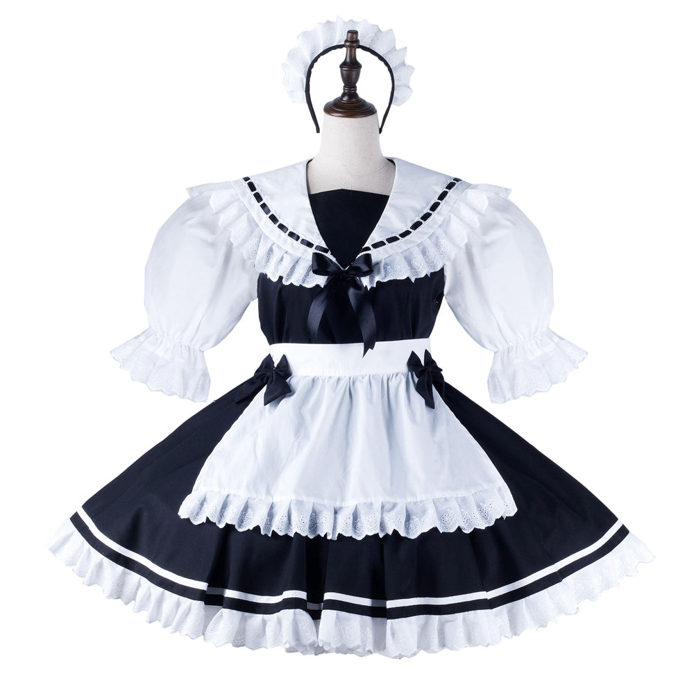 black cotton dress G2214