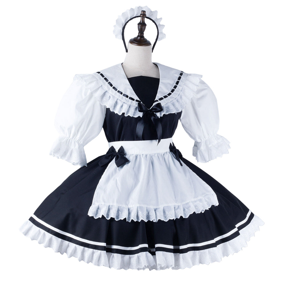 black cotton dress G2214