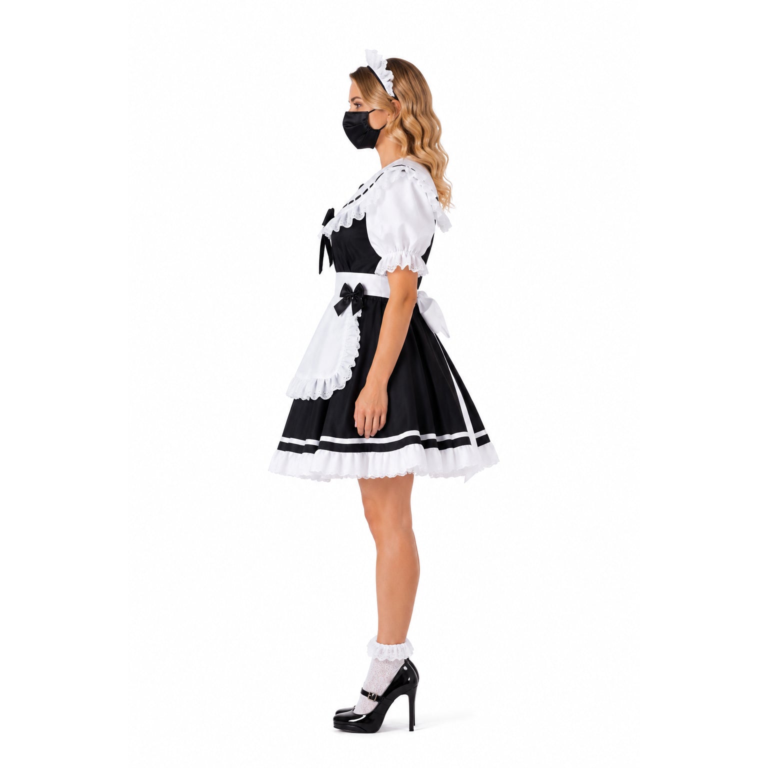 black cotton dress G2214