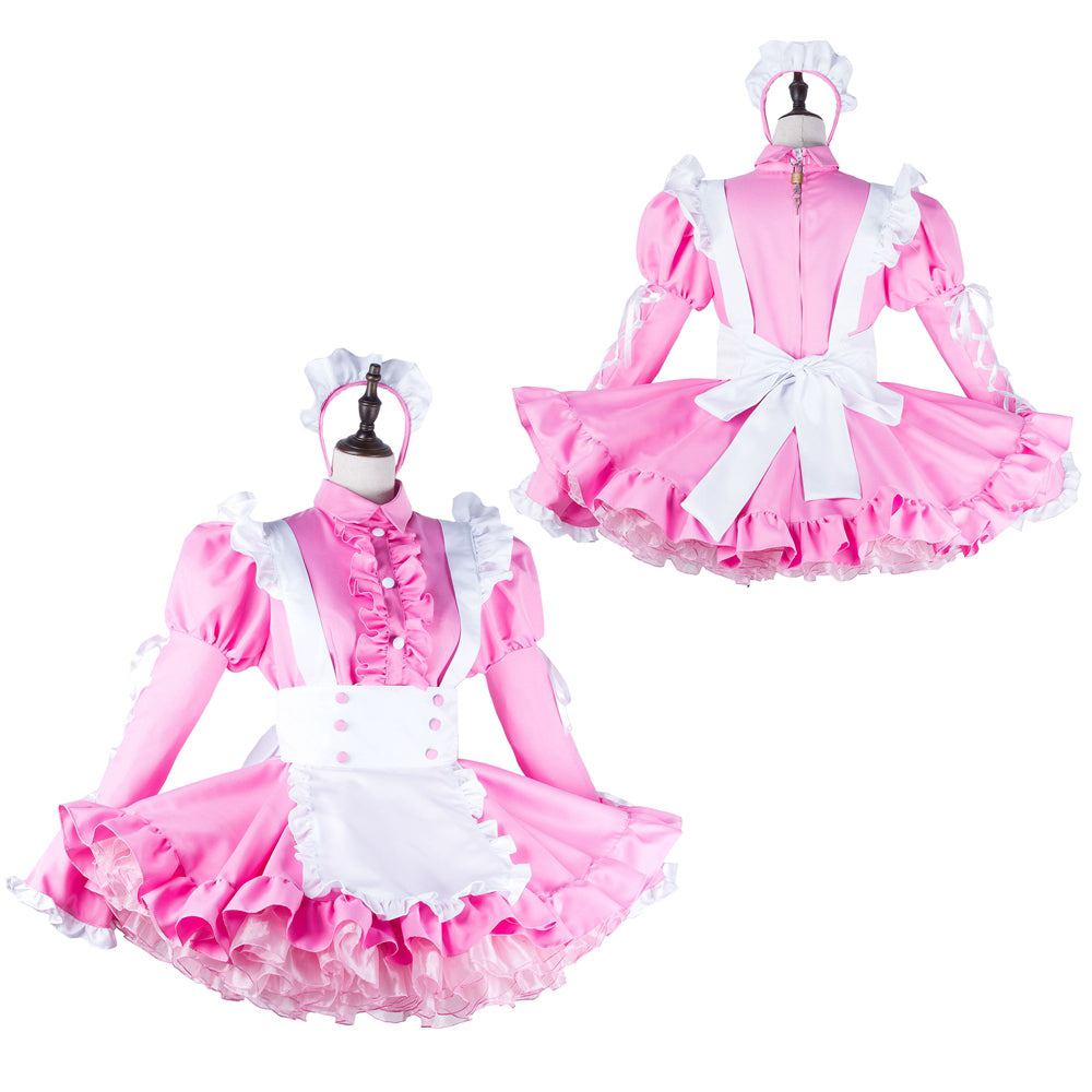 pink cotton dress G2228