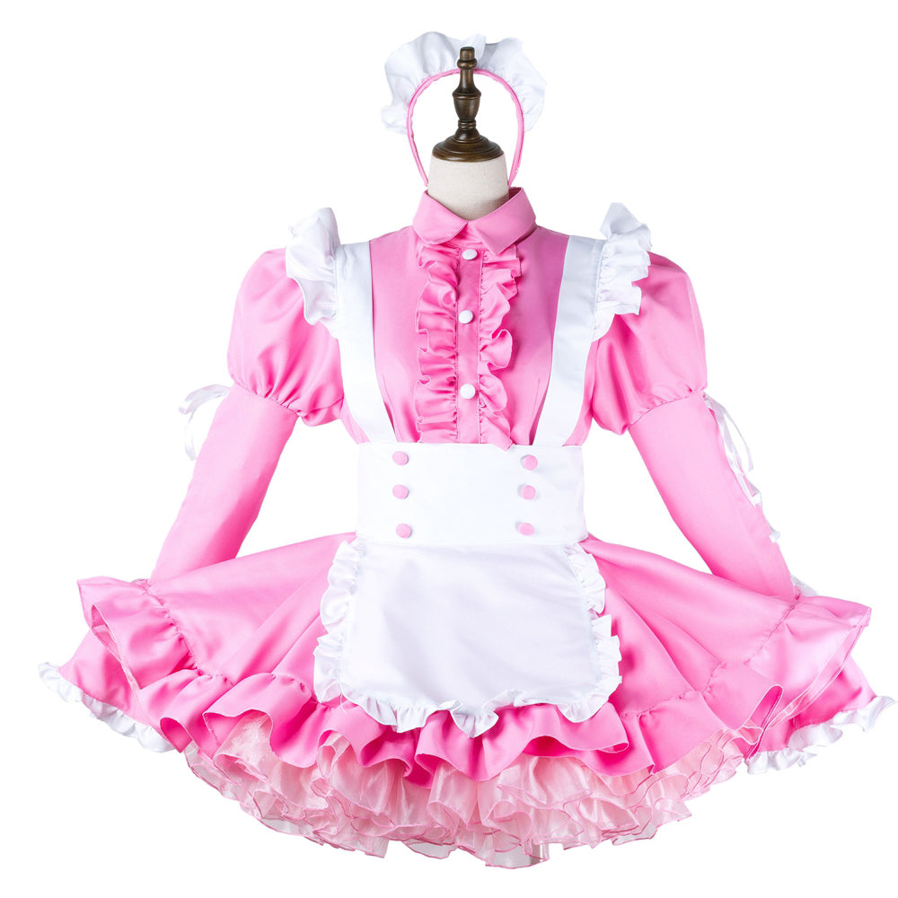 pink cotton dress G2228