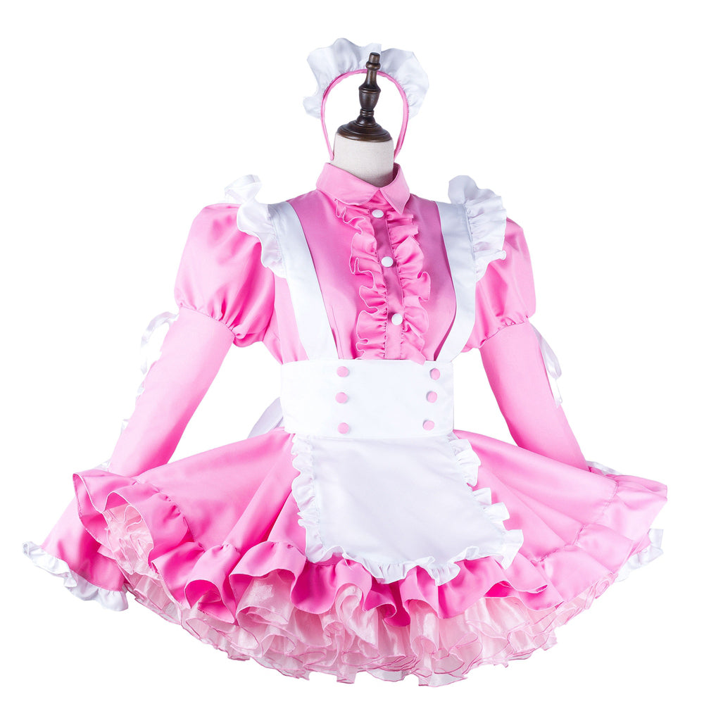 pink cotton dress G2228