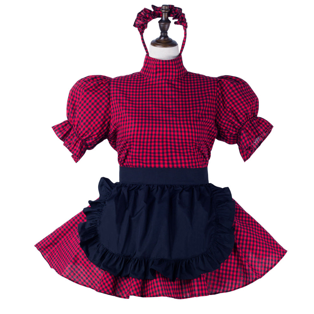 red cotton dress G2233