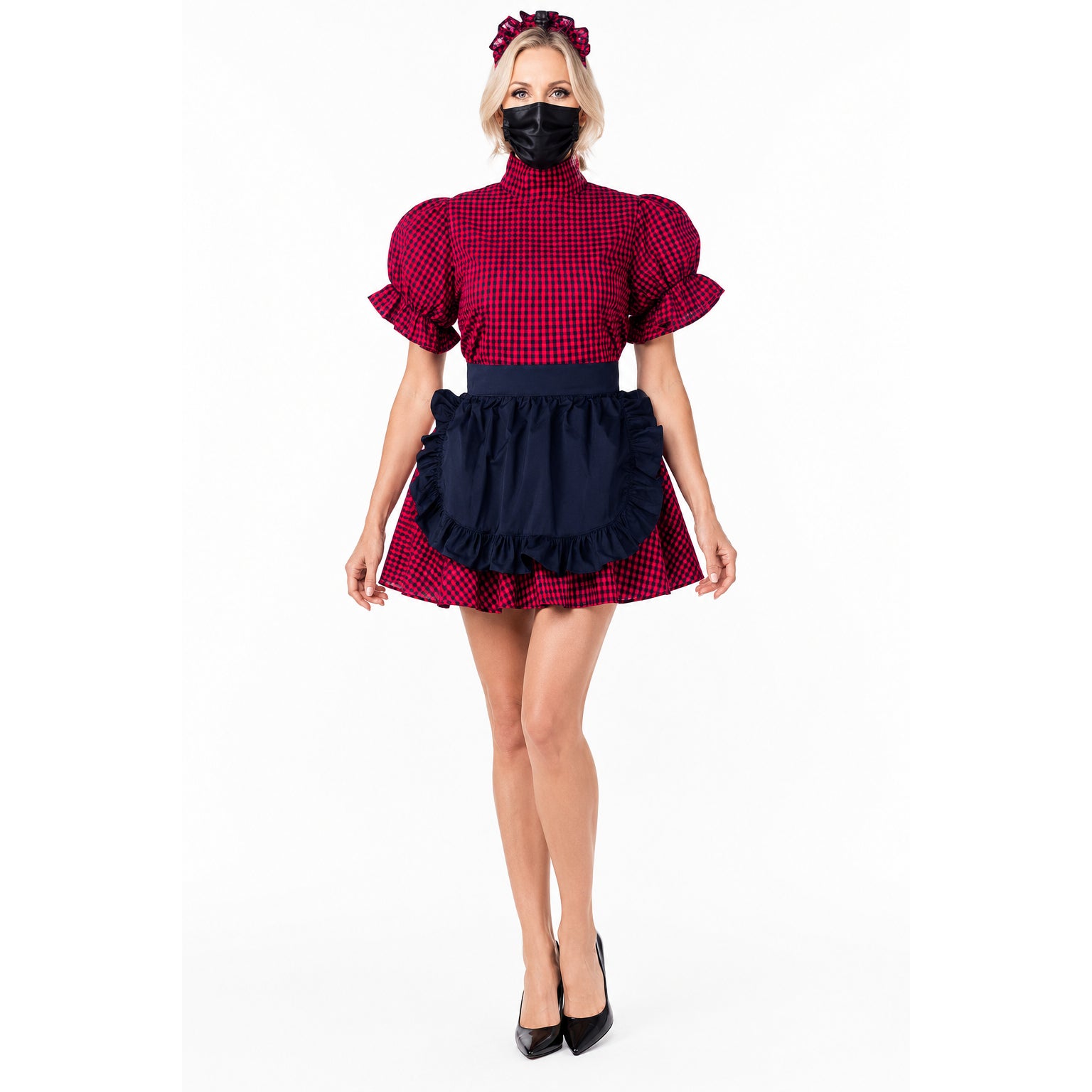 red cotton dress G2233