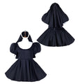 black cotton dress G2236