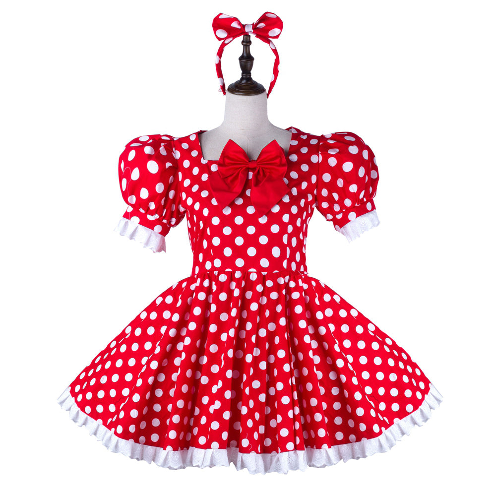 red cotton dress G2239