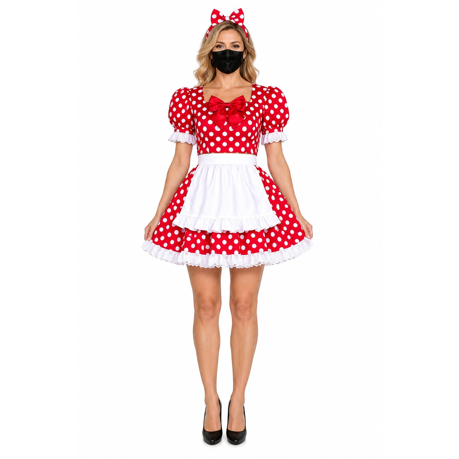 red cotton dress G2239