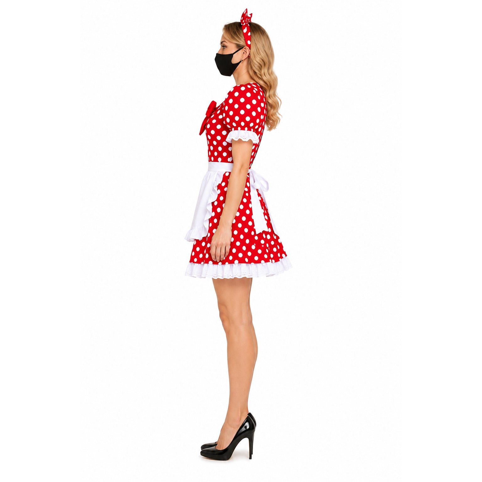 red cotton dress G2239