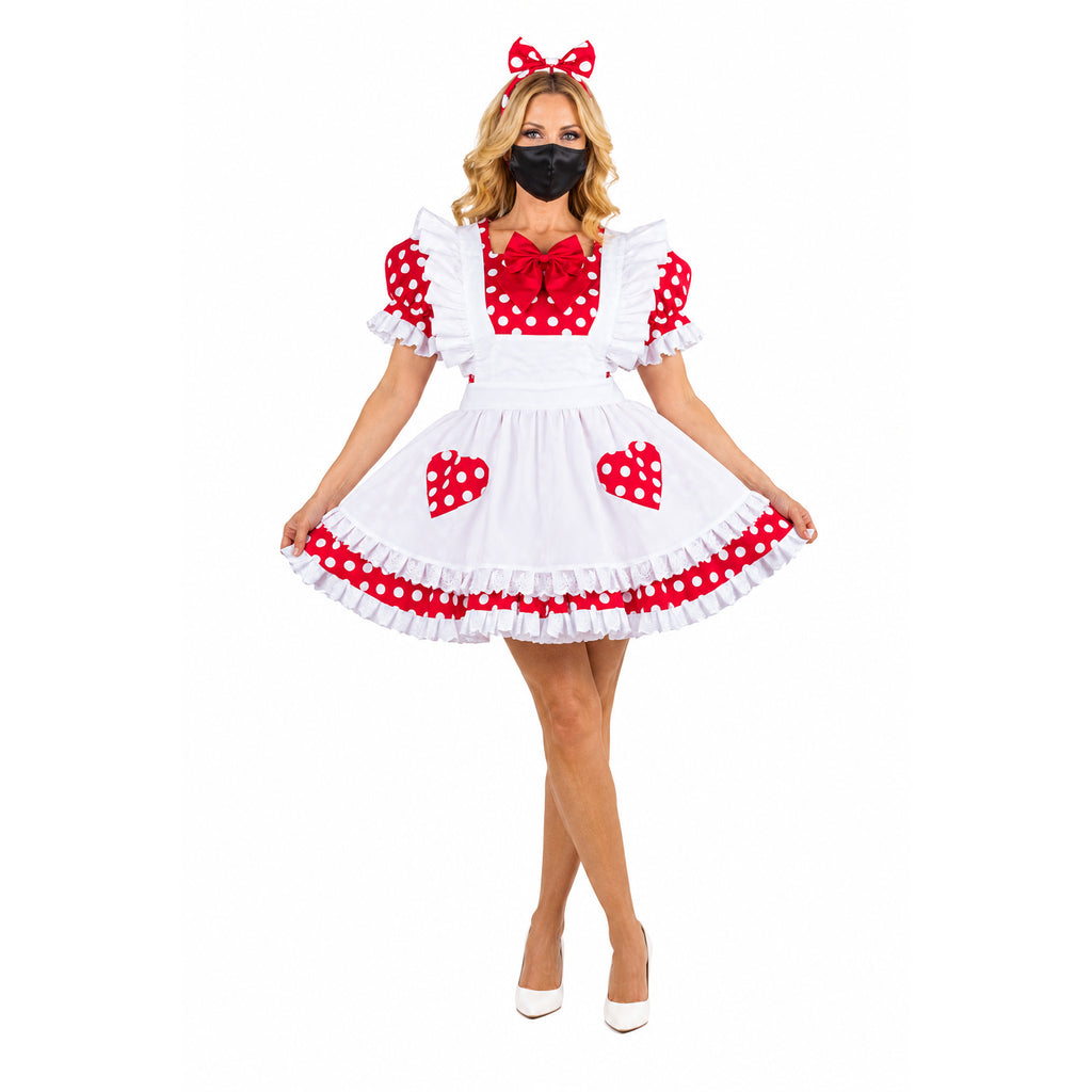 red cotton dress G2240