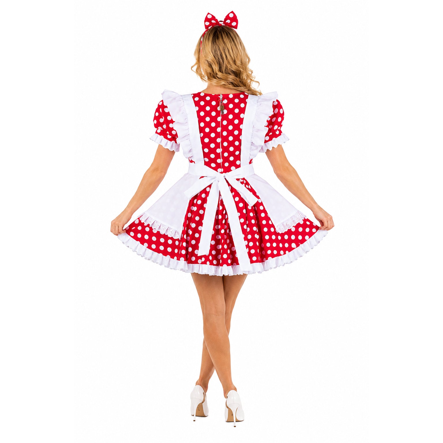 red cotton dress G2240