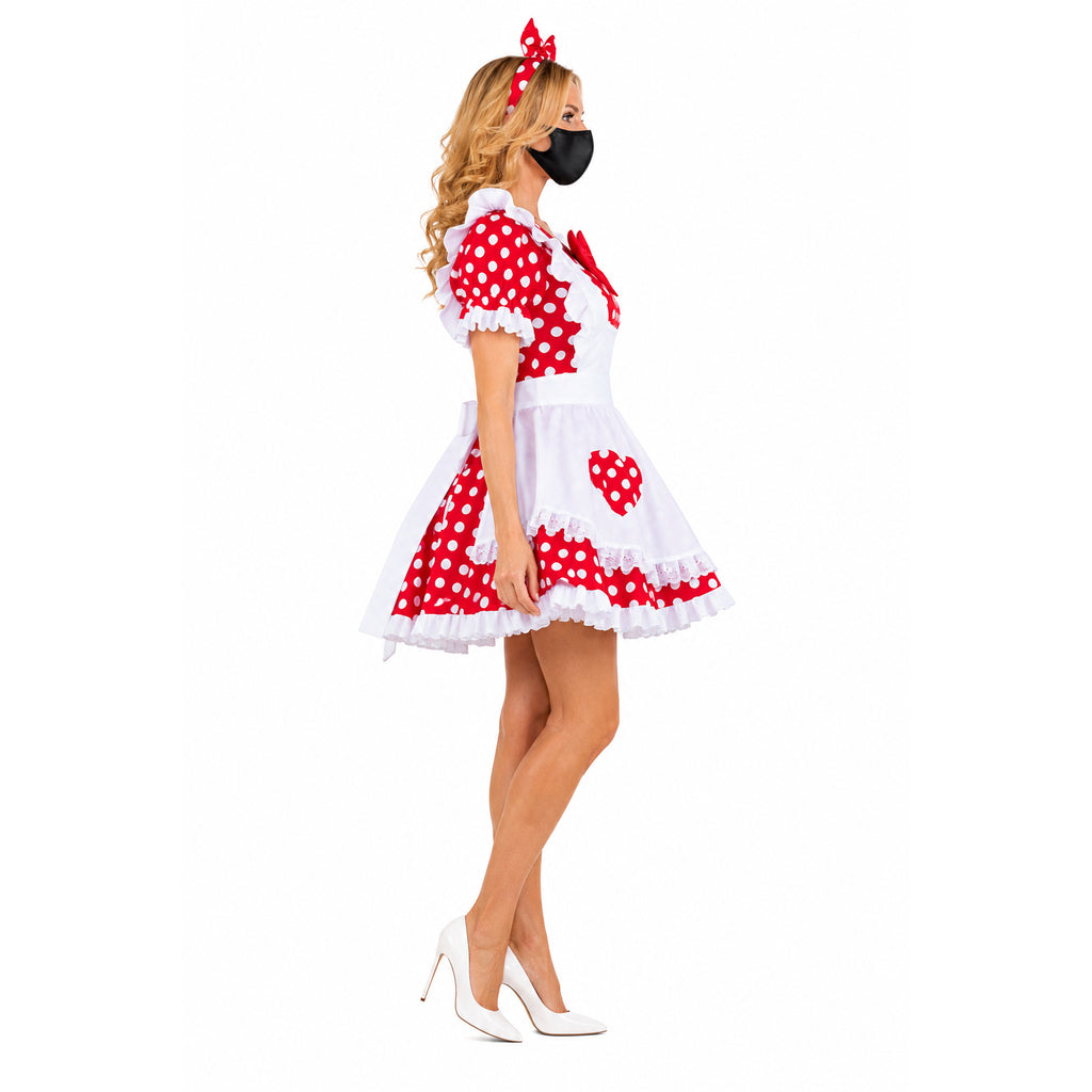 red cotton dress G2240