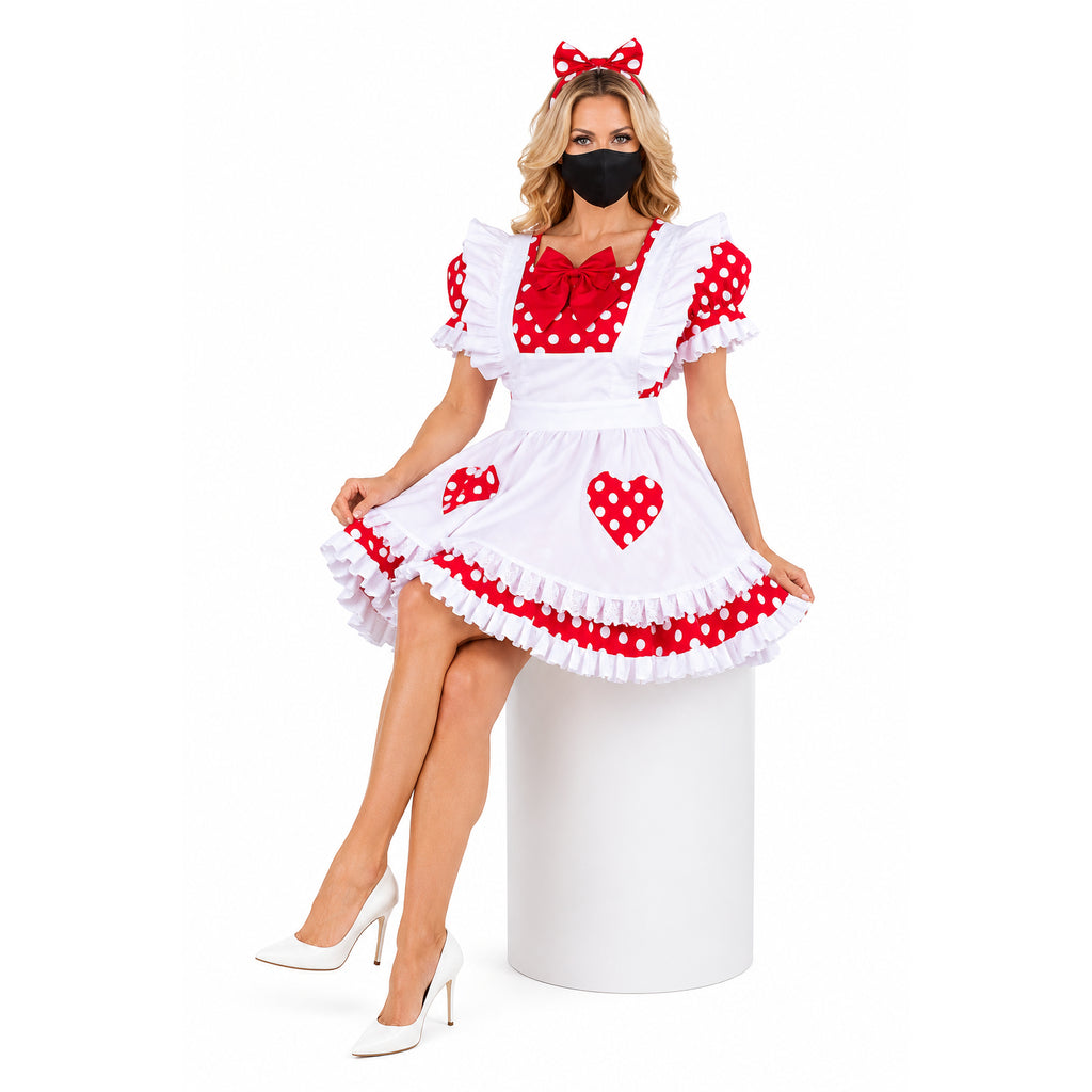 red cotton dress G2240