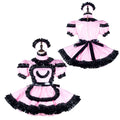 pink thin pvc dress G2243